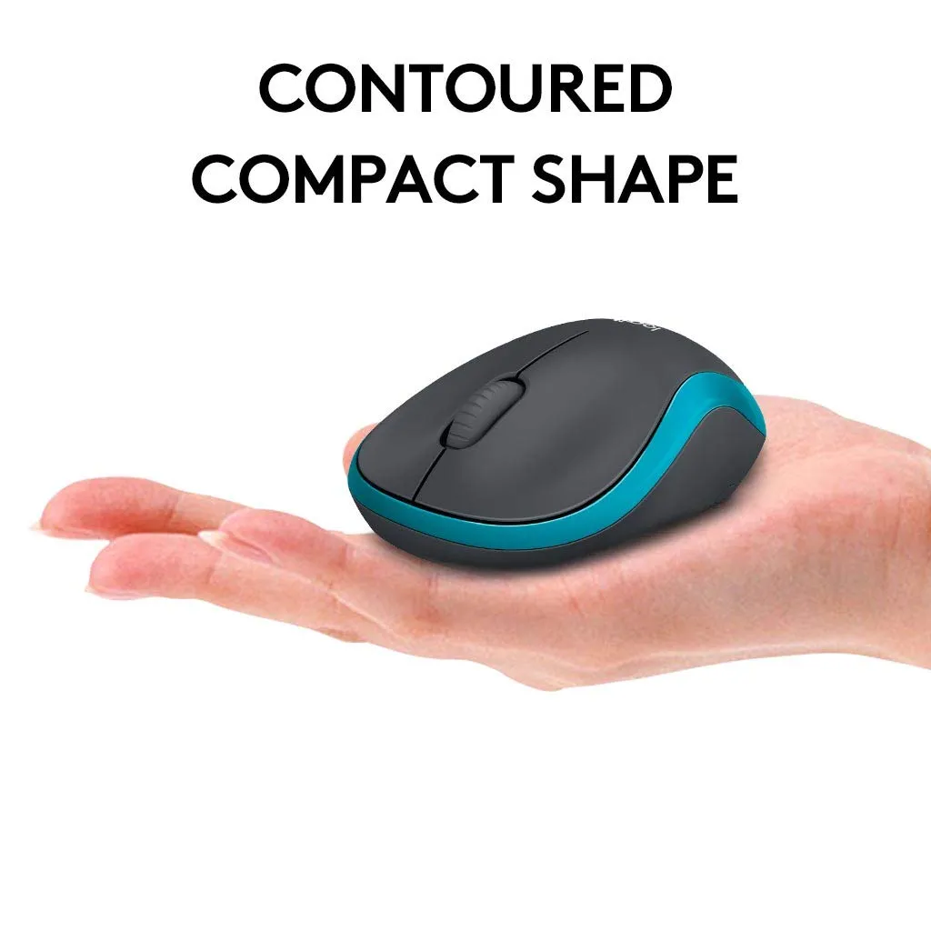 Set Tastatură + Mouse Logitech MK275, Fără fir, Negru/Albastru