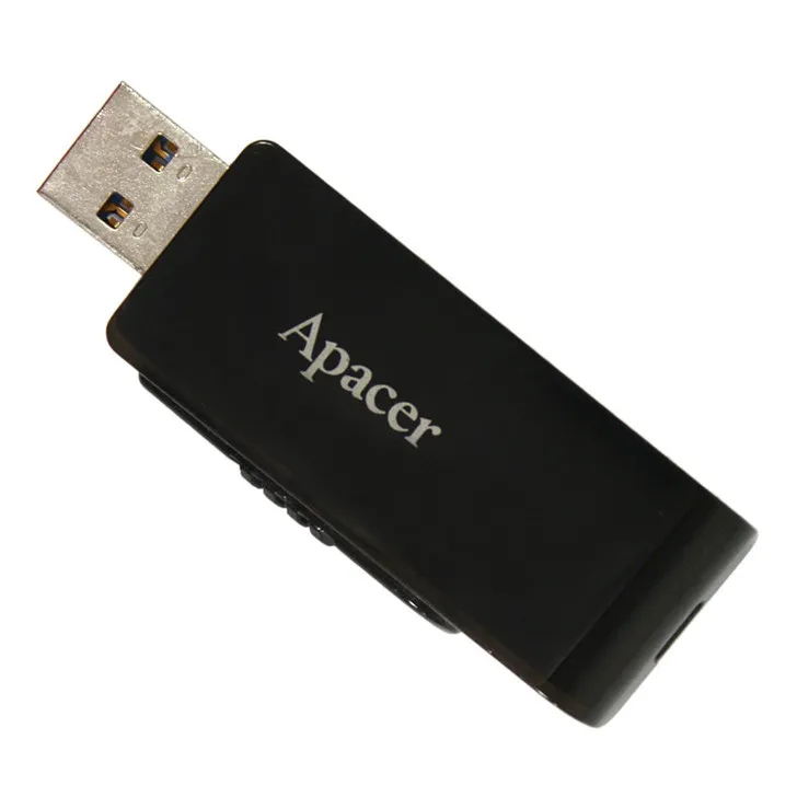 Memorie USB Apacer AH350, 64GB, Negru/Alb