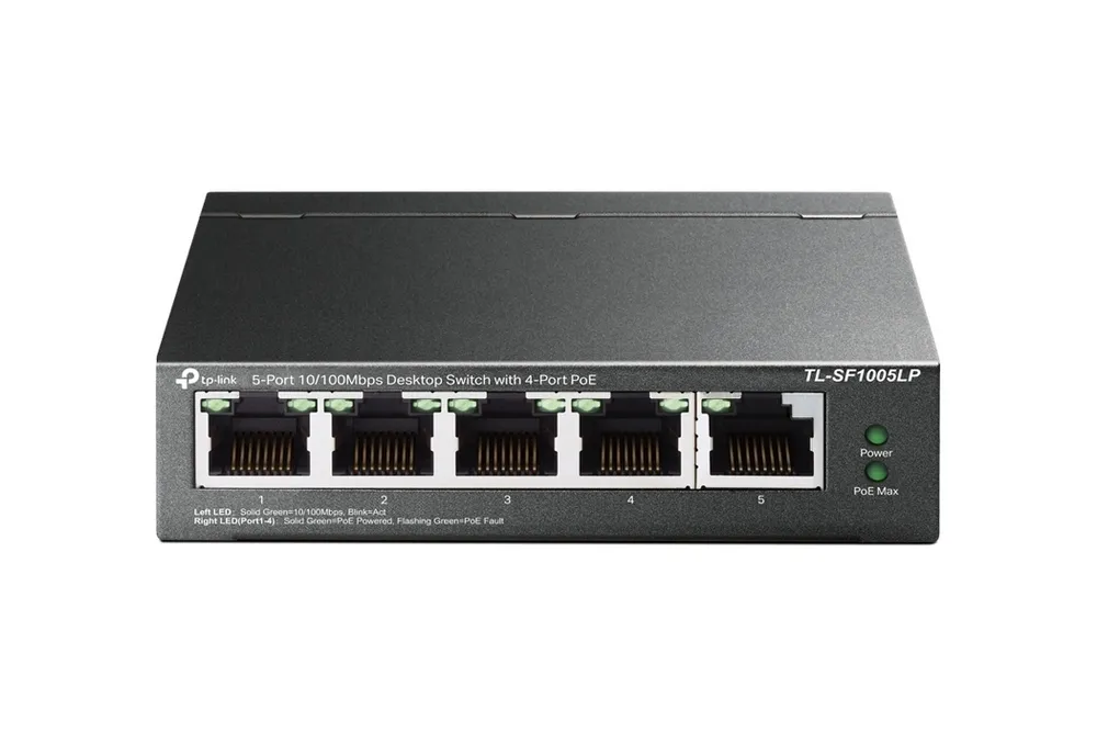 Comutator PoE TP-LINK TL-SF1005LP, 4x IEEE 802.3af