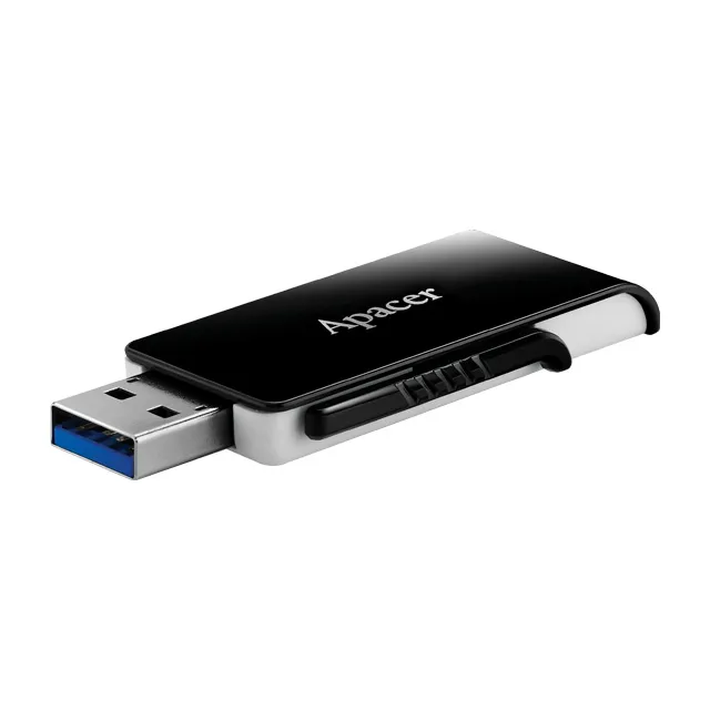 Memorie USB Apacer AH350, 64GB, Negru/Alb
