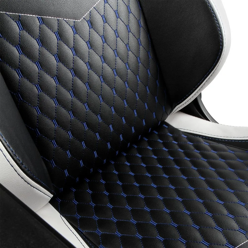 Scaun Gaming Noblechairs Epic, PU Piele, Negru/Alb