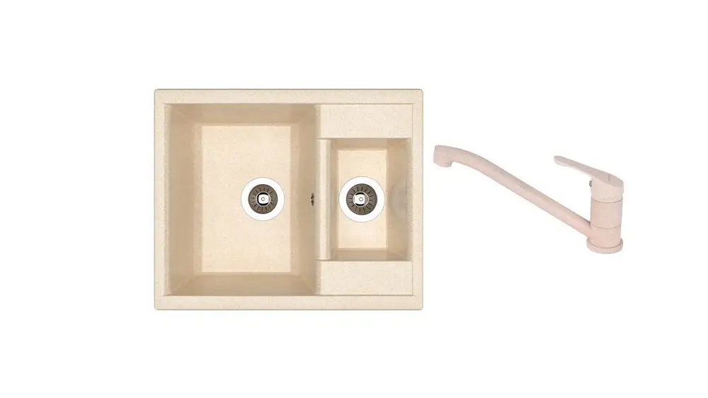 SET chiuveta Dr Gans Astra 620K + SanDonna F 1066 bej