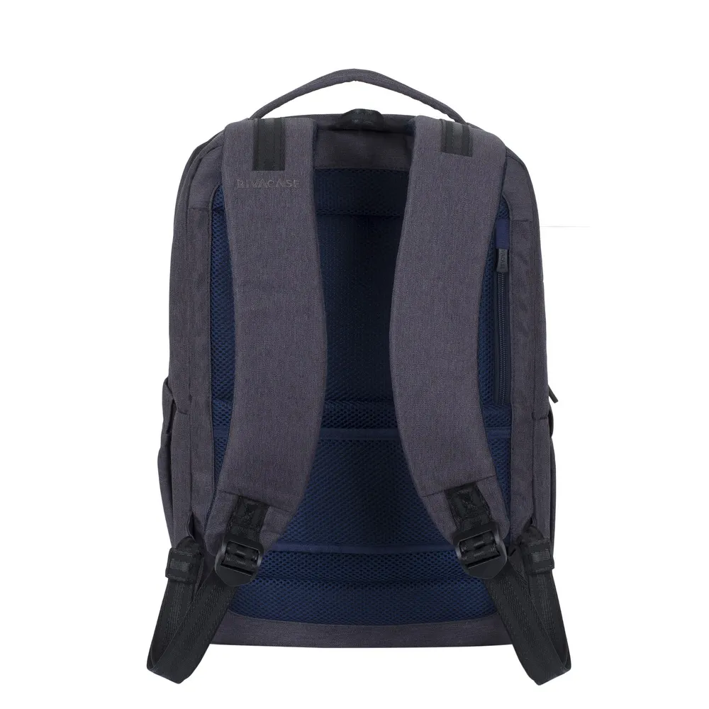 Rucsac pentru Laptop RivaCase Suzuka, 15.6", Poliester, Negru