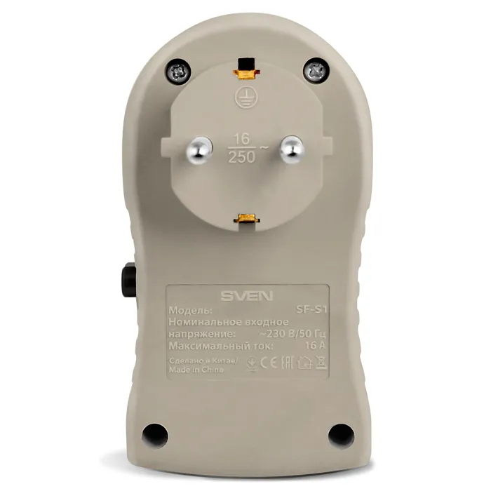 Prelungitor electric SVEN SF-S1, 1 Prize, Alb