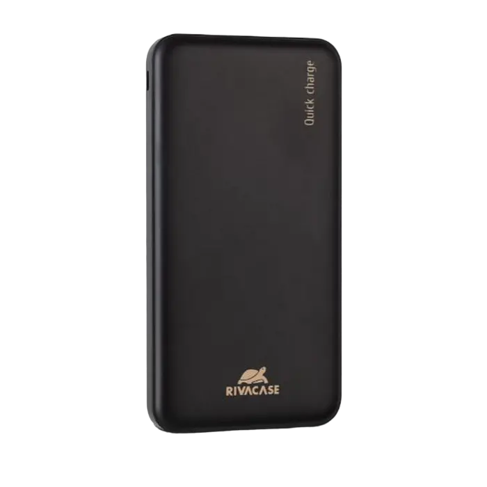 Acumulator extern RivaCase VA2537, 10000mAh, Negru