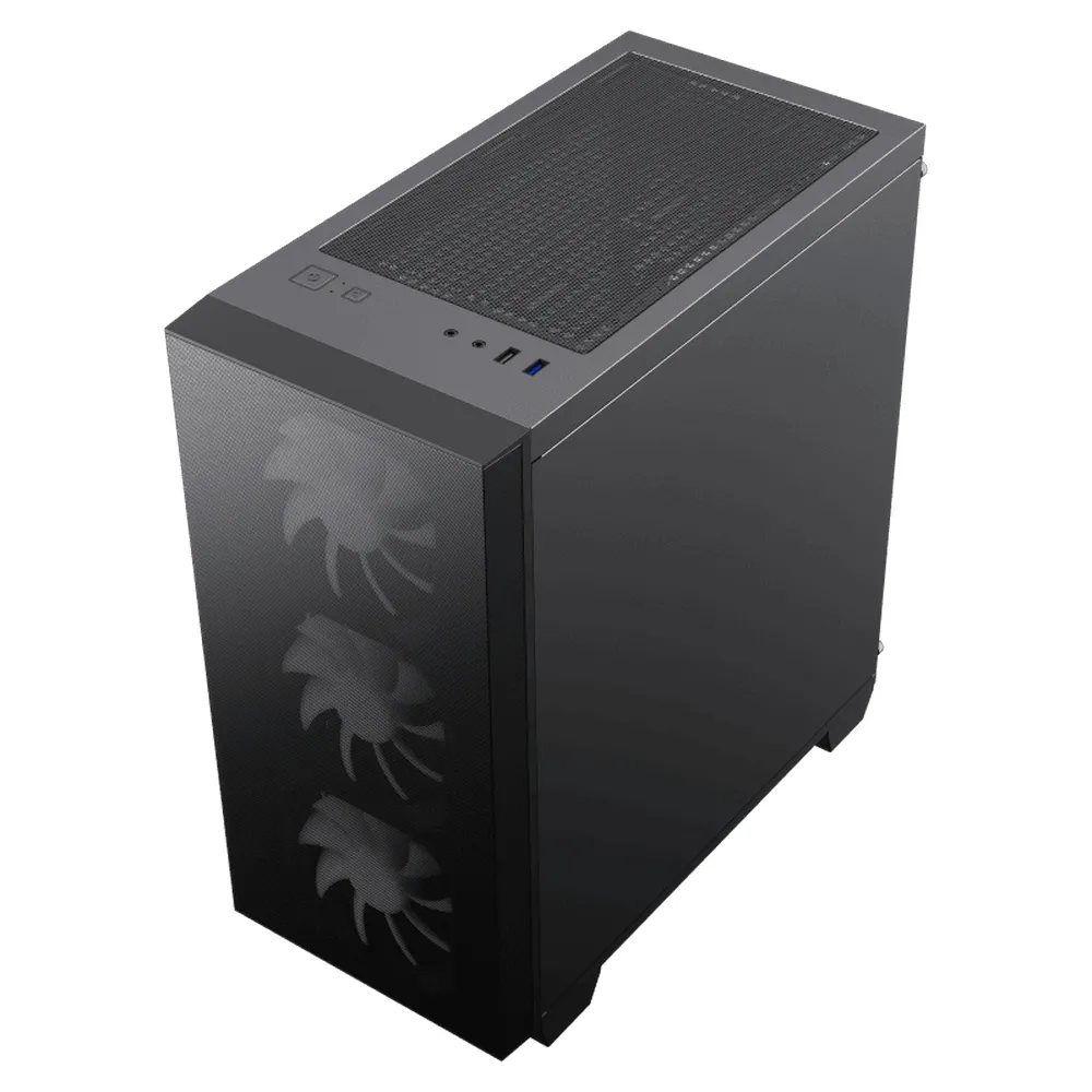Carcasă PC Gamemax Aero Mini ECO, Micro-ATX, ATX, Negru