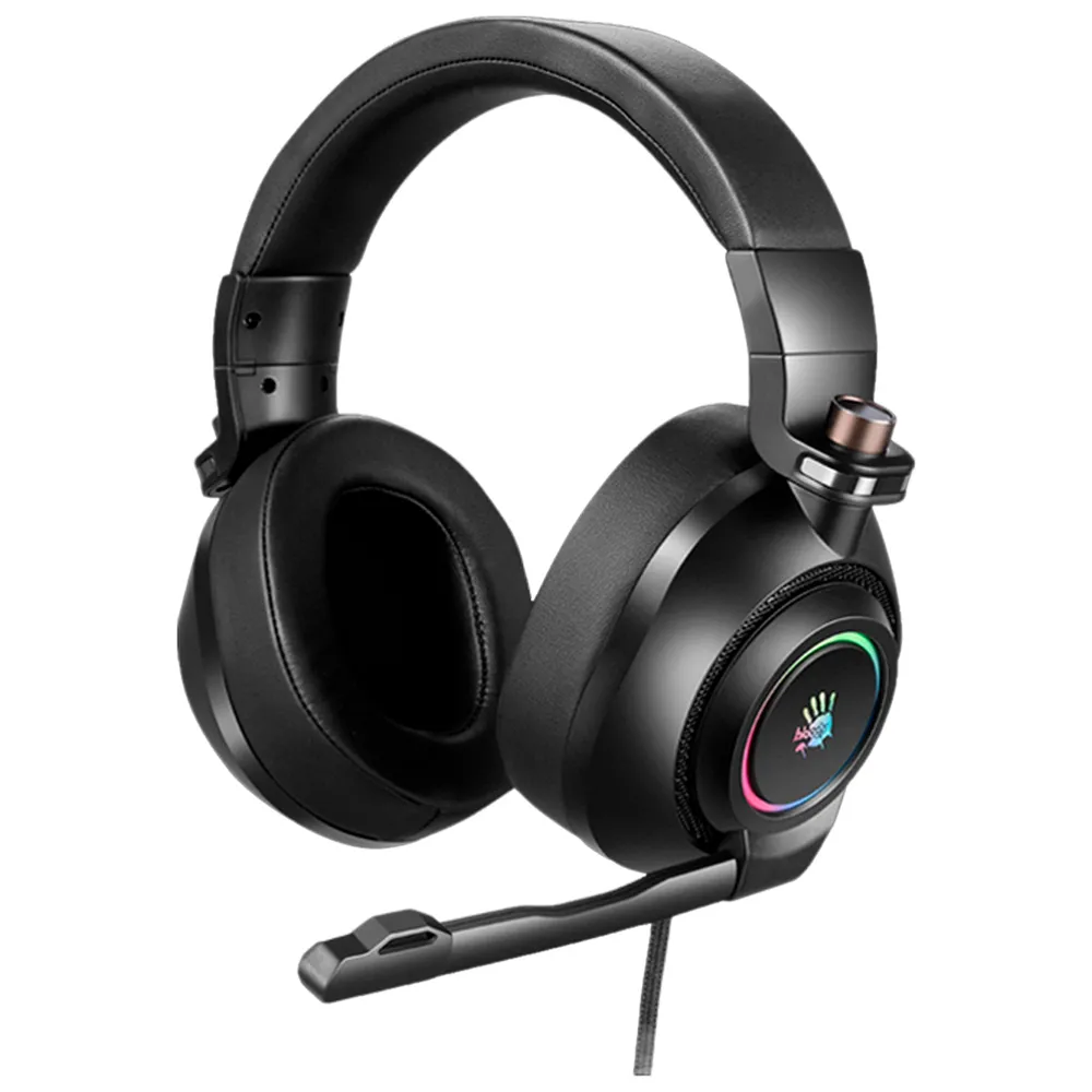 Căști gaming Bloody G580, Cu fir, Negru