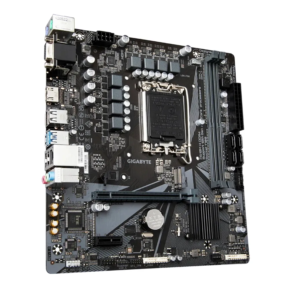 Placă de bază Gigabyte H610M H DDR4, LGA1700, Intel H610, Micro-ATX