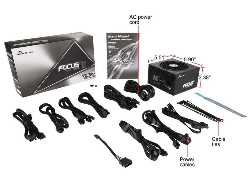 Sursă Alimentare PC Seasonic Focus PX, 750W, ATX, Complet modular