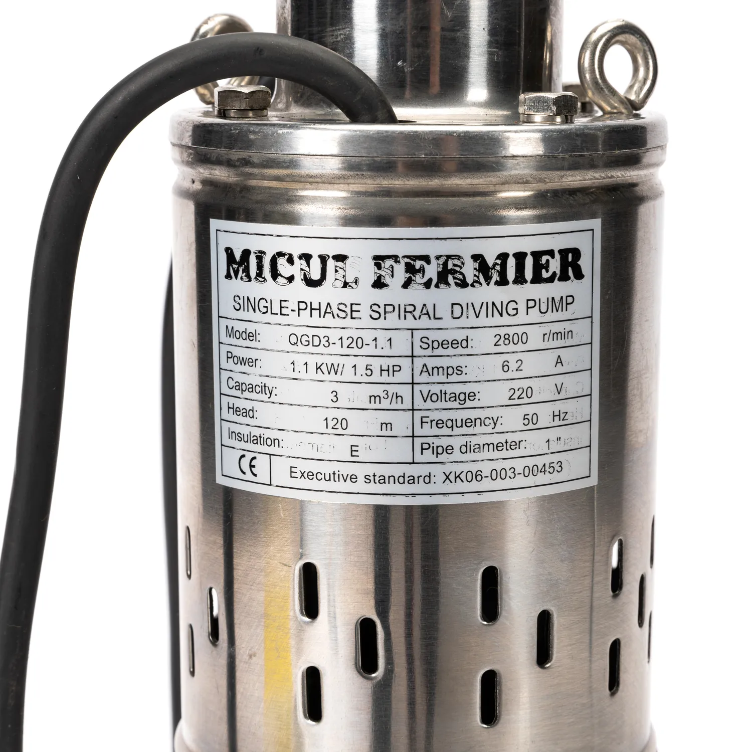 Pompa submersibila Micul Fermier 1,1kw 120m (Tun) 