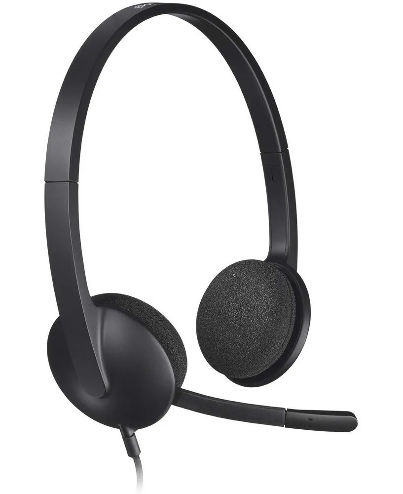 Căști Logitech H340, Negru