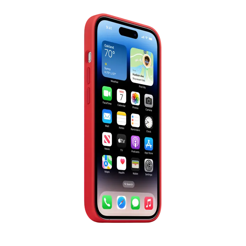 Original iPhone 14 Pro Silicone Case with MagSafe - (PRODUCT)RED, Model A2912