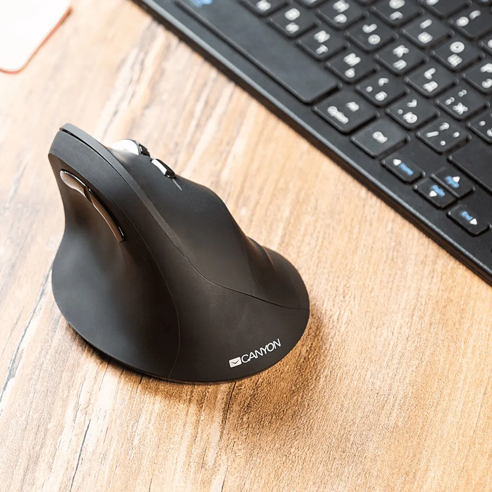 Mouse Wireless Canyon MW-16, Negru