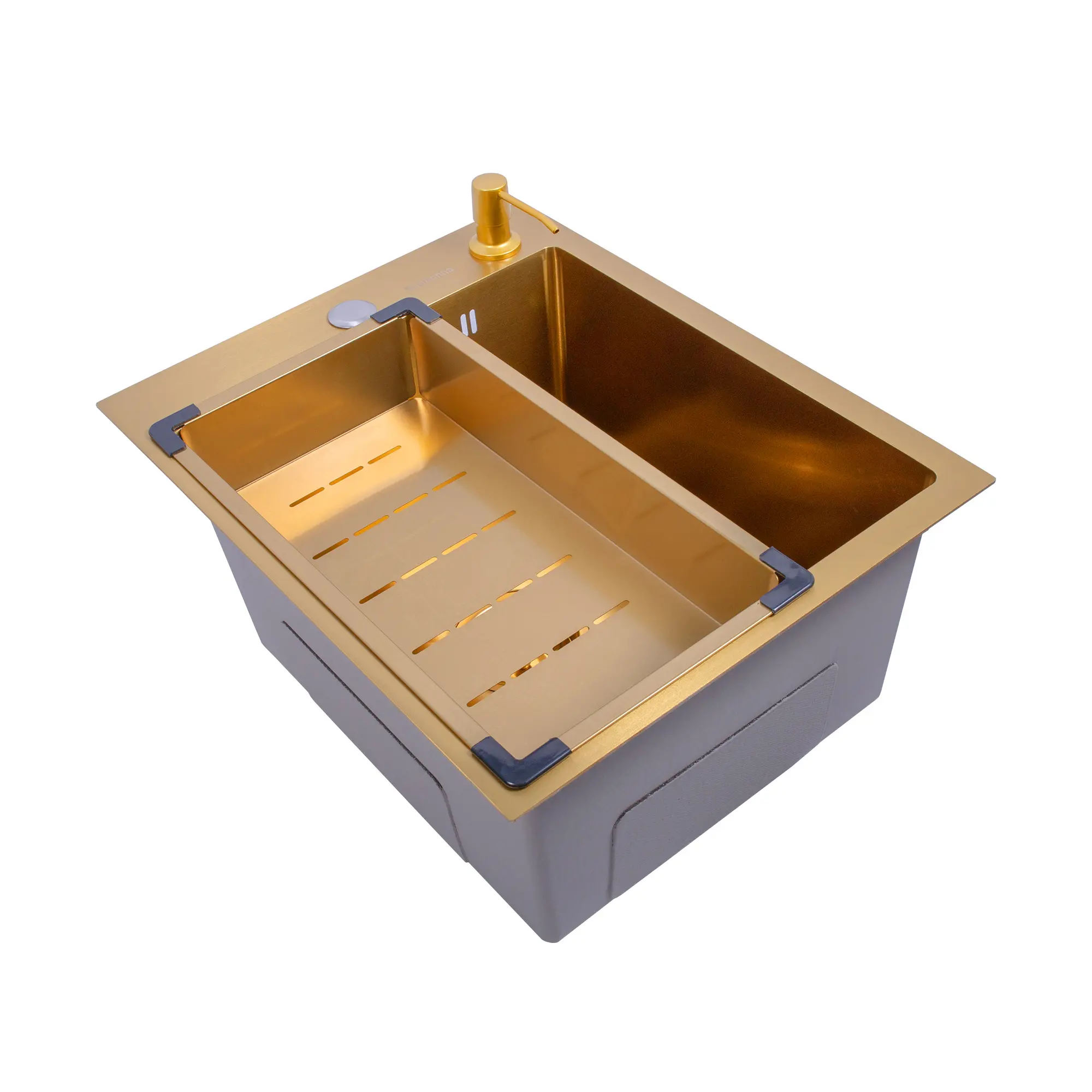 Chiuveta handmade SanDonna HD4050 (Auriu)