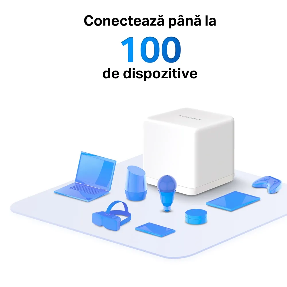 Sistem Wi-Fi Mesh MERCUSYS Halo H30G (2-pack), Alb