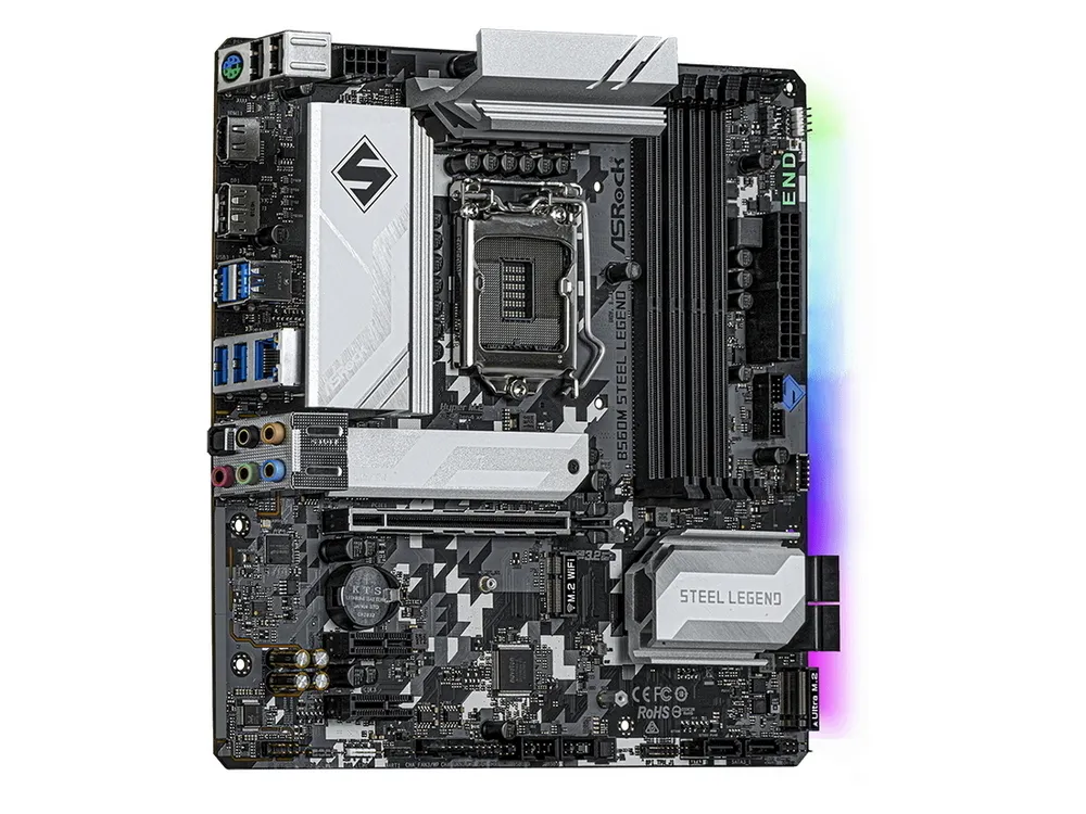 Placă de bază ASRock B560M Steel Legend, LGA1200, Intel B560, Micro-ATX