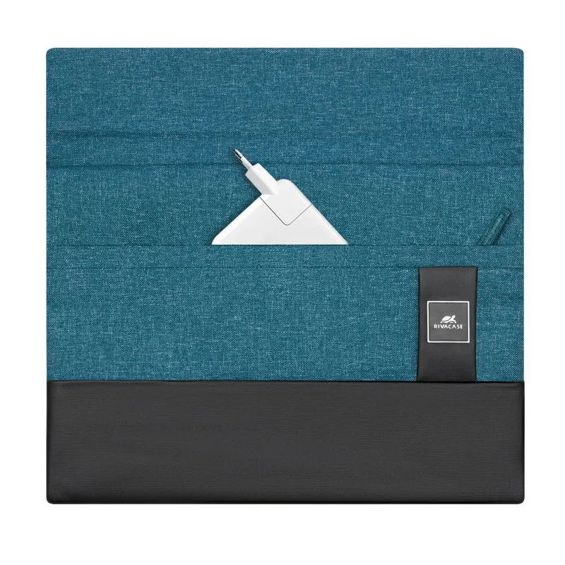 Husă universală pentru Laptop RivaCase Lantau, 13", Poliester, Acvamarin