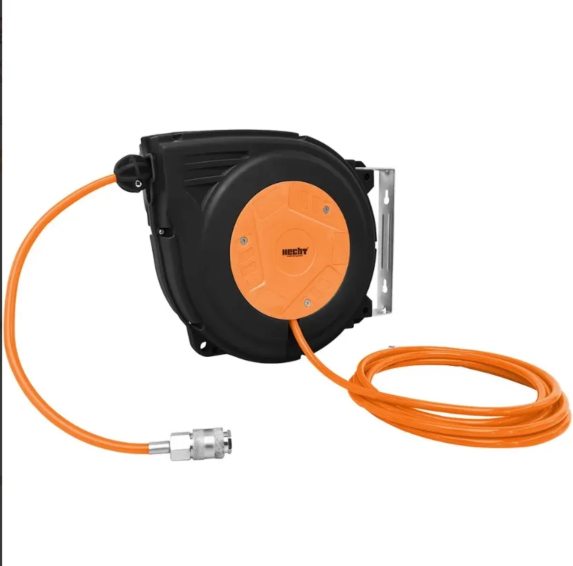 Furtun pneumatic pe tambur Automat 12 m 10bar HECHT 002075B        