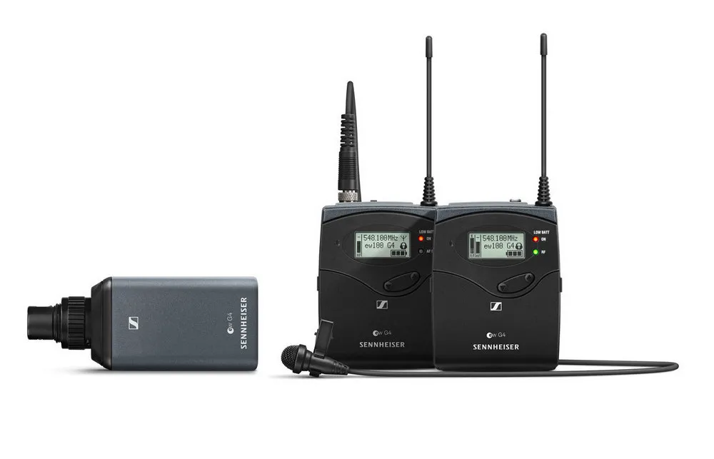 Microfon vocal Sennheiser EW 100-ENG G4-E, Fără fir, Negru