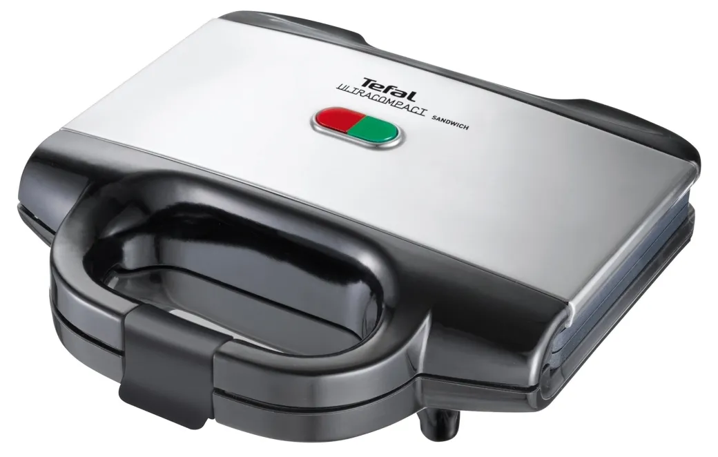 Aparat pentru sandwich Tefal Ultracompact, Argintiu