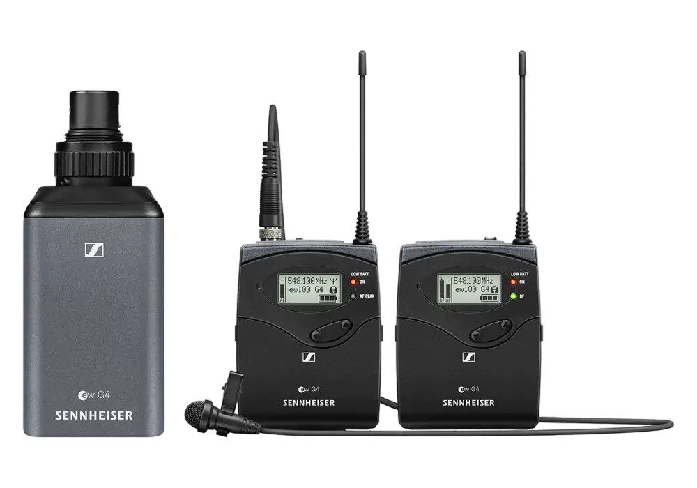 Microfon vocal Sennheiser EW 100-ENG G4-E, Fără fir, Negru