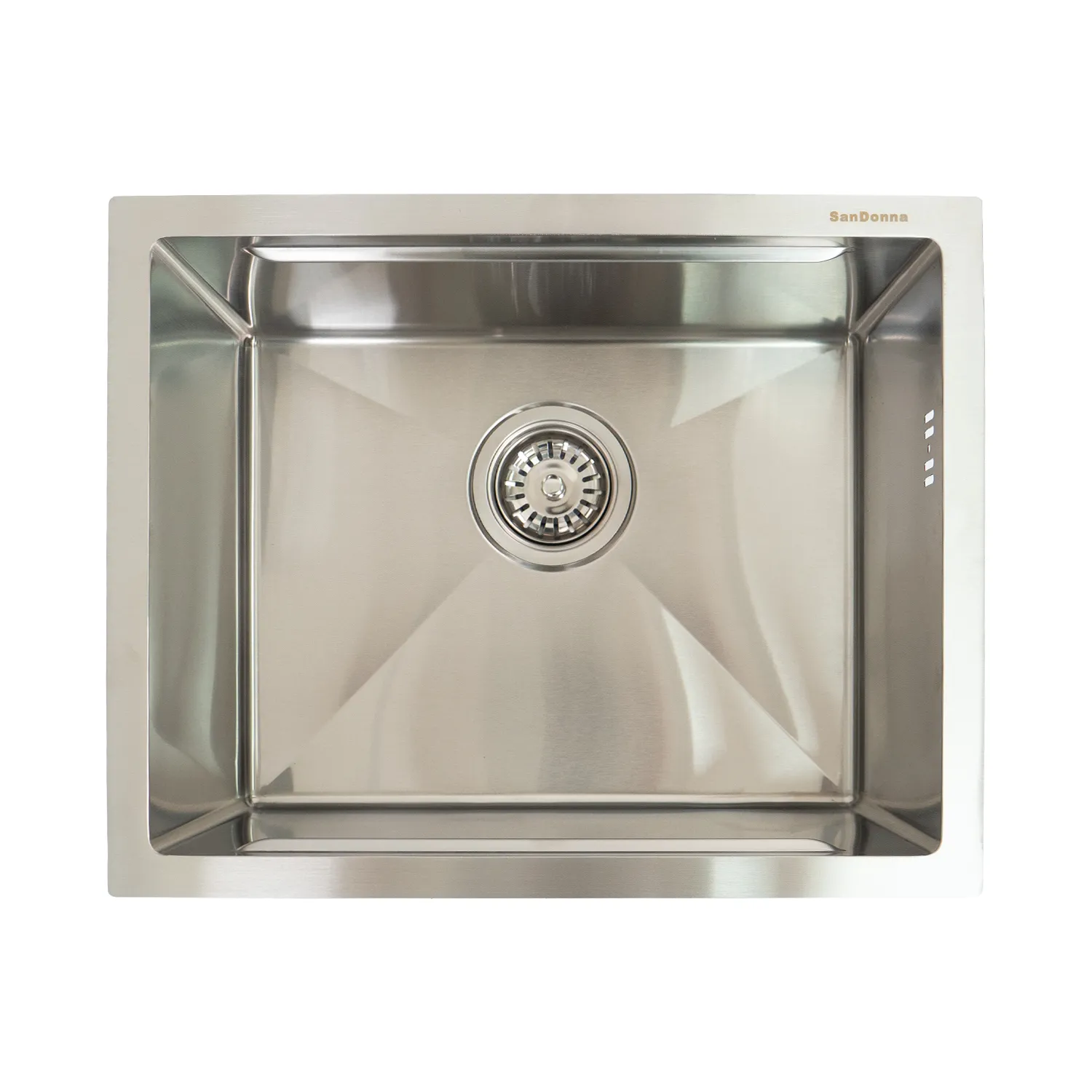 Chiuveta handmade SanDonna HD5040 (Crom satin)