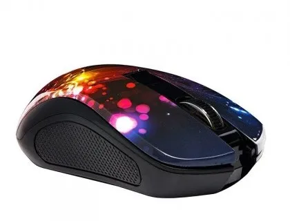 Mouse Wireless QUMO Fractal, Multicolor