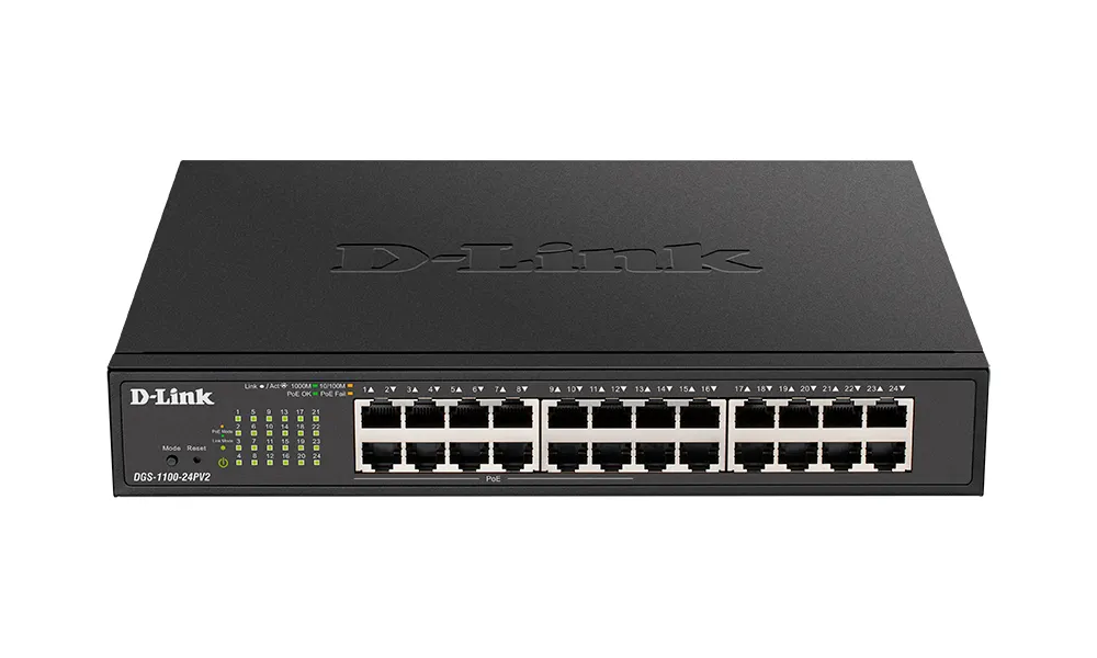 Comutator PoE D-Link DGS-1100-24PV2/A1A, 12x IEEE 802.3af/at