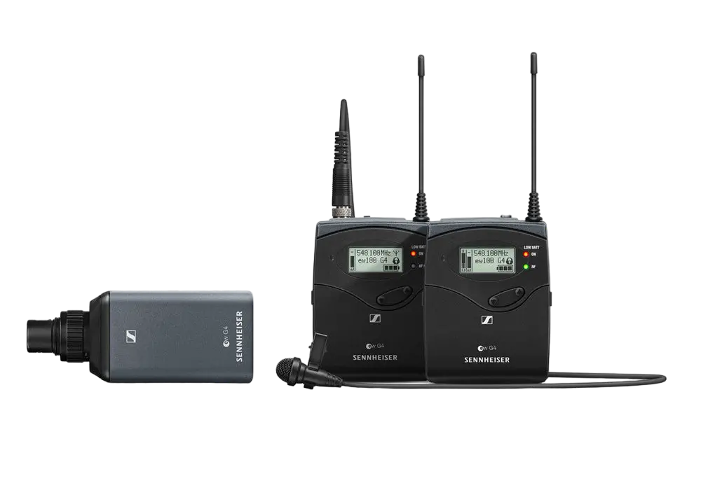 Microfon vocal Sennheiser EW 100-ENG G4-E, Fără fir, Negru