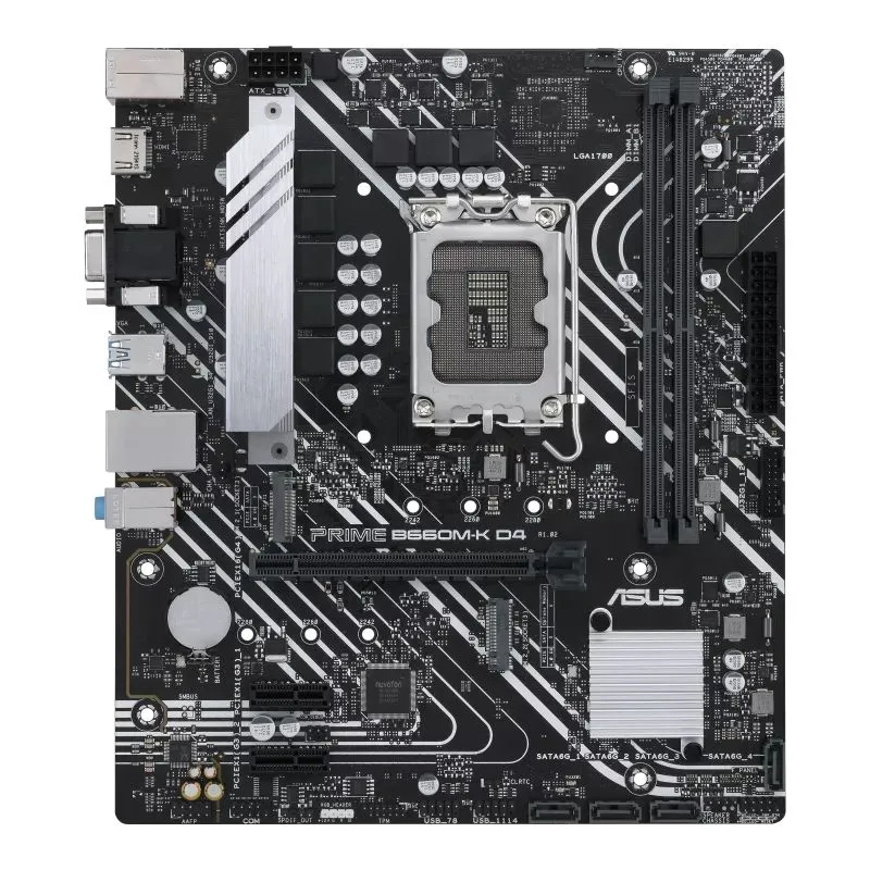 Placă de bază ASUS PRIME B660M-K D4, LGA1700, Intel B660, Micro-ATX