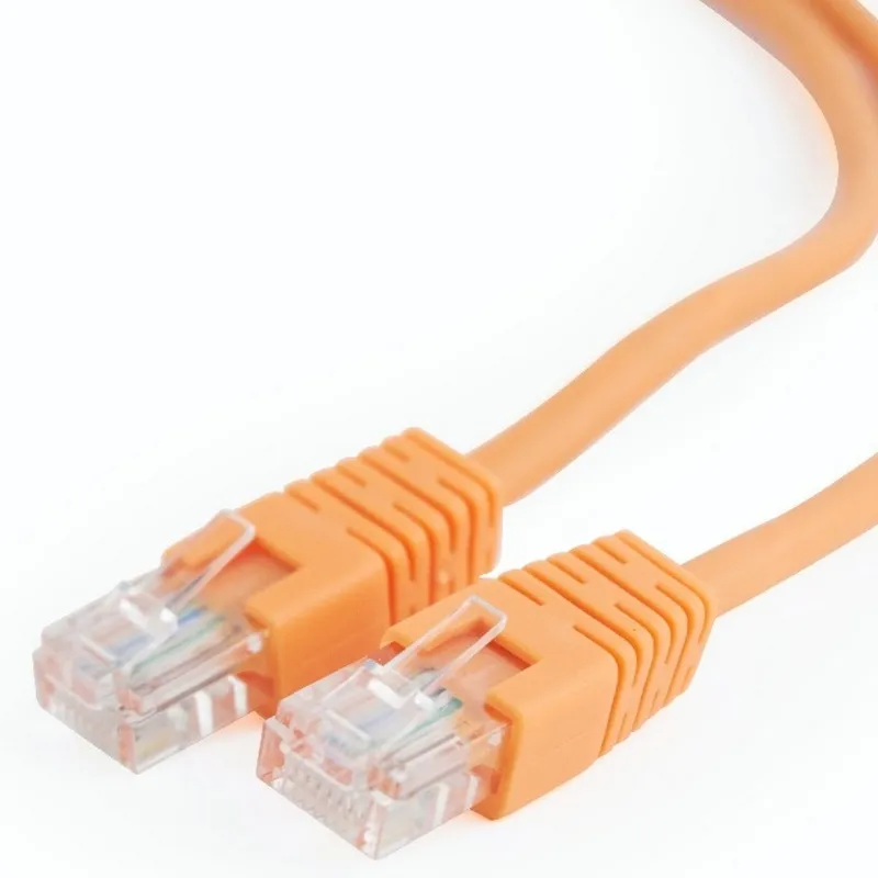 Patch cord Cablexpert PP12-0.5M/O, CAT5e UTP, 0,5m, Portocaliu