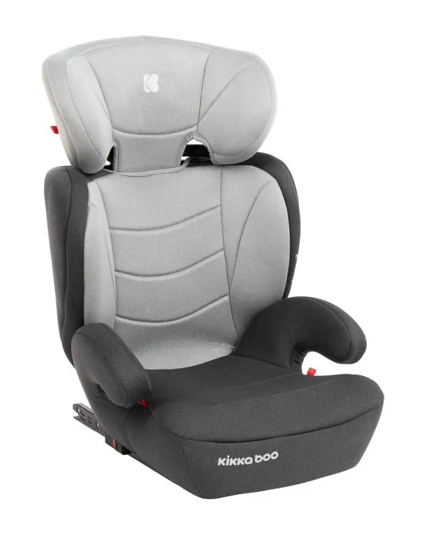 Scaun auto Kikka Boo Amaro, Grupa 2/3 (15-36 kg), Gri deschis