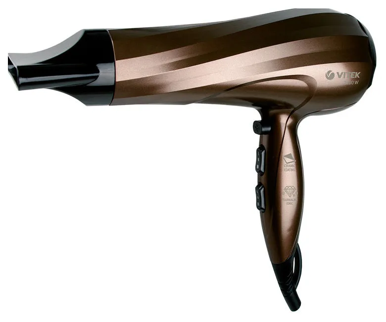Uscător de păr VITEK VT-2298, 2400 W, Cafeniu