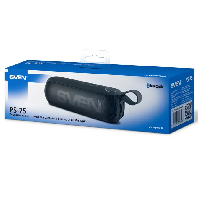 Boxă portabilă SVEN PS-75, Negru