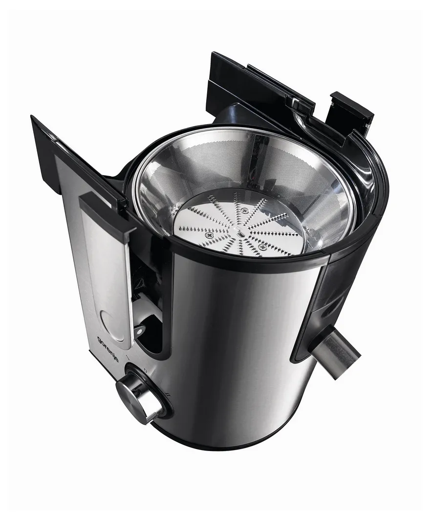 Storcător de fructe și legume Gorenje JC900E, Negru Inox