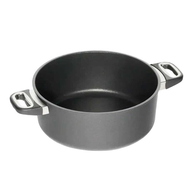 Cratiță AMT Gastroguss I-1228-E, 5,5L, 28cm, Grey