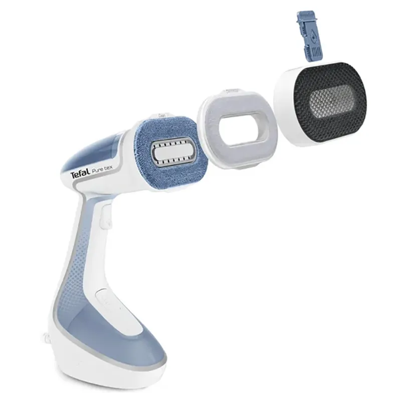 Aparat de călcat vertical cu aburi Tefal DT9531E0, Albastru deschis | Alb