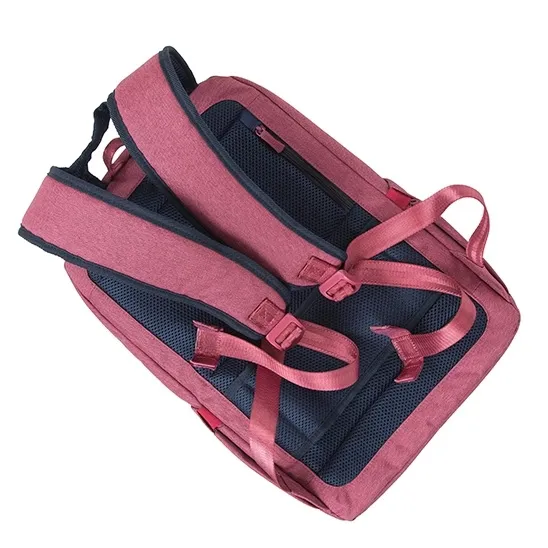 Rucsac pentru Laptop RivaCase Suzuka, 15.6", Poliester, Roșu