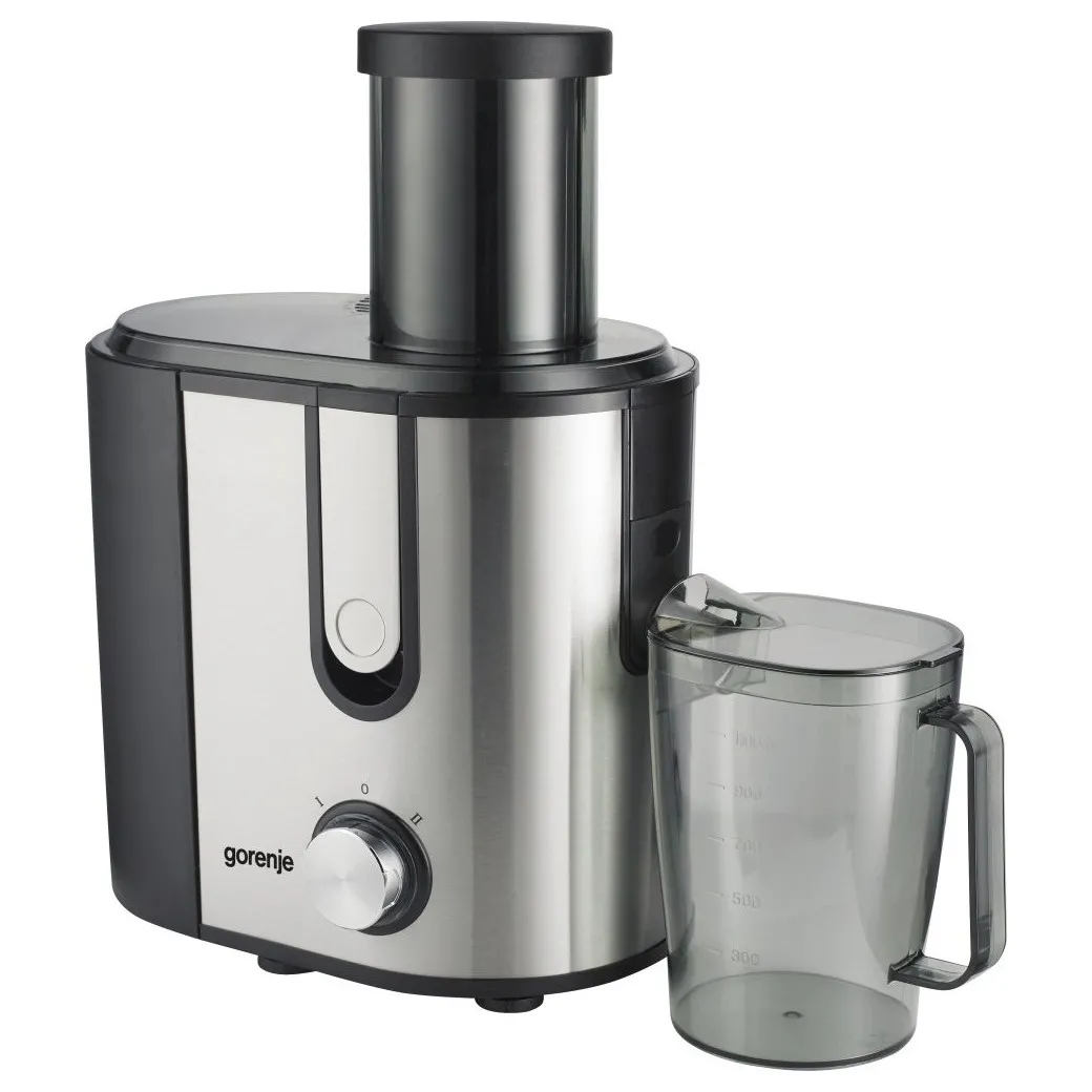 Storcător de fructe și legume Gorenje JC900E, Negru Inox