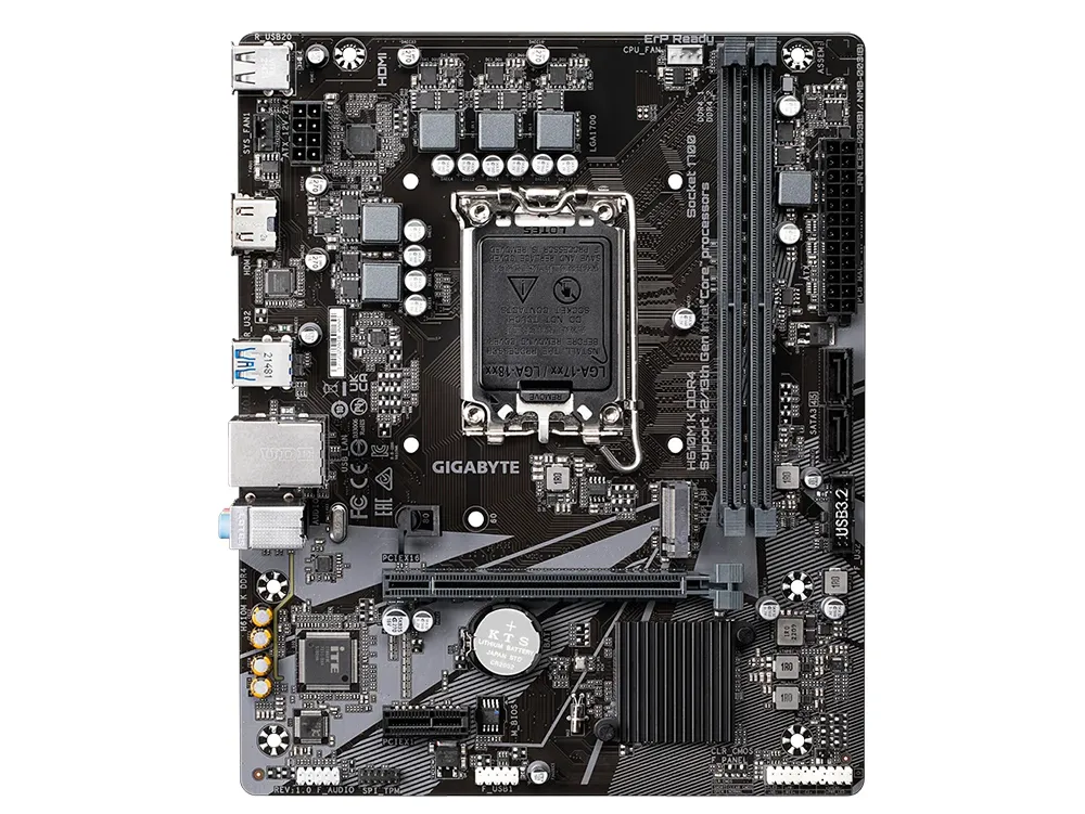 Placă de bază Gigabyte H610M K DDR4, LGA1700, Intel H610, Micro-ATX
