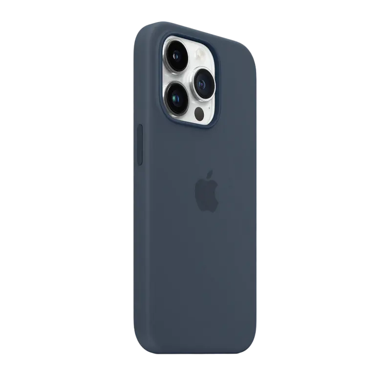 Original iPhone 14 Pro Silicone Case with MagSafe - Storm Blue, Model A2912