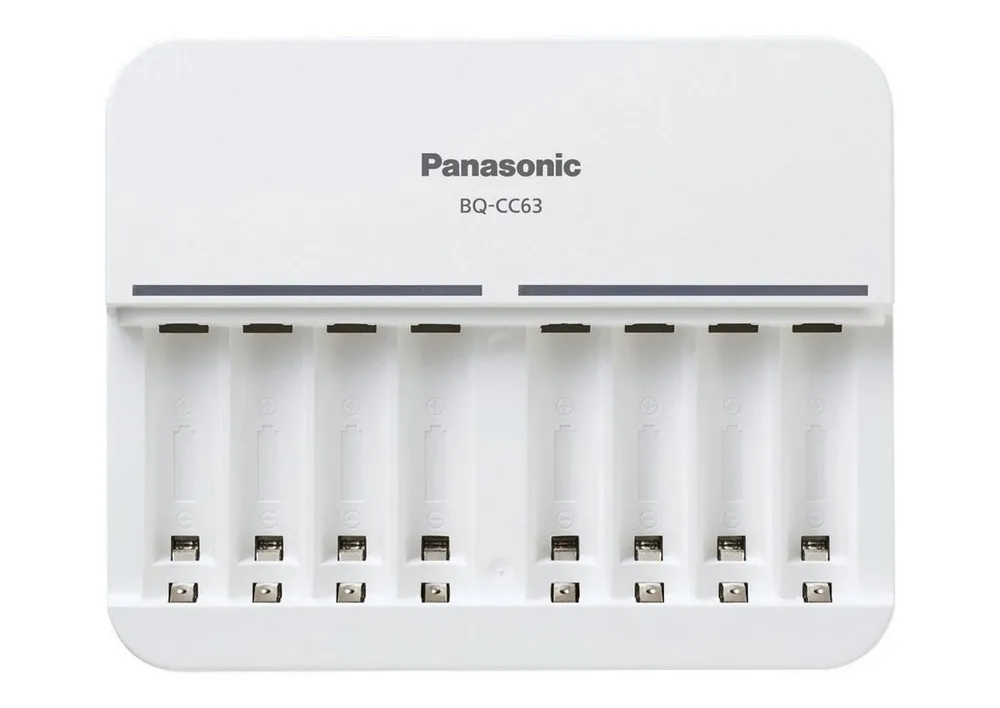 Încărcător Acumulatori Panasonic BQ-CC63E, Alb