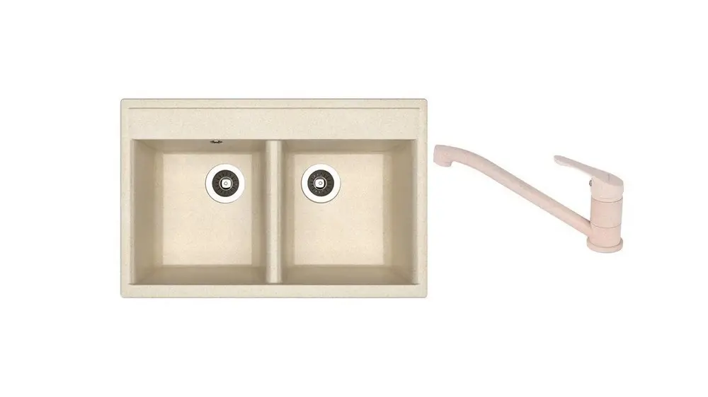 SET chiuveta Dr Gans Astra 780 + SanDonna F 1066 bej 