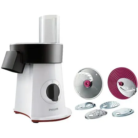 Robot de bucătărie PHILIPS Viva Collection HR1388/80, Alb