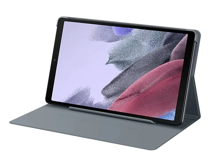 Husă pentru tabletă Samsung Tab A7 Lite Book Cover, 10,4", Poliuretan, Gri închis