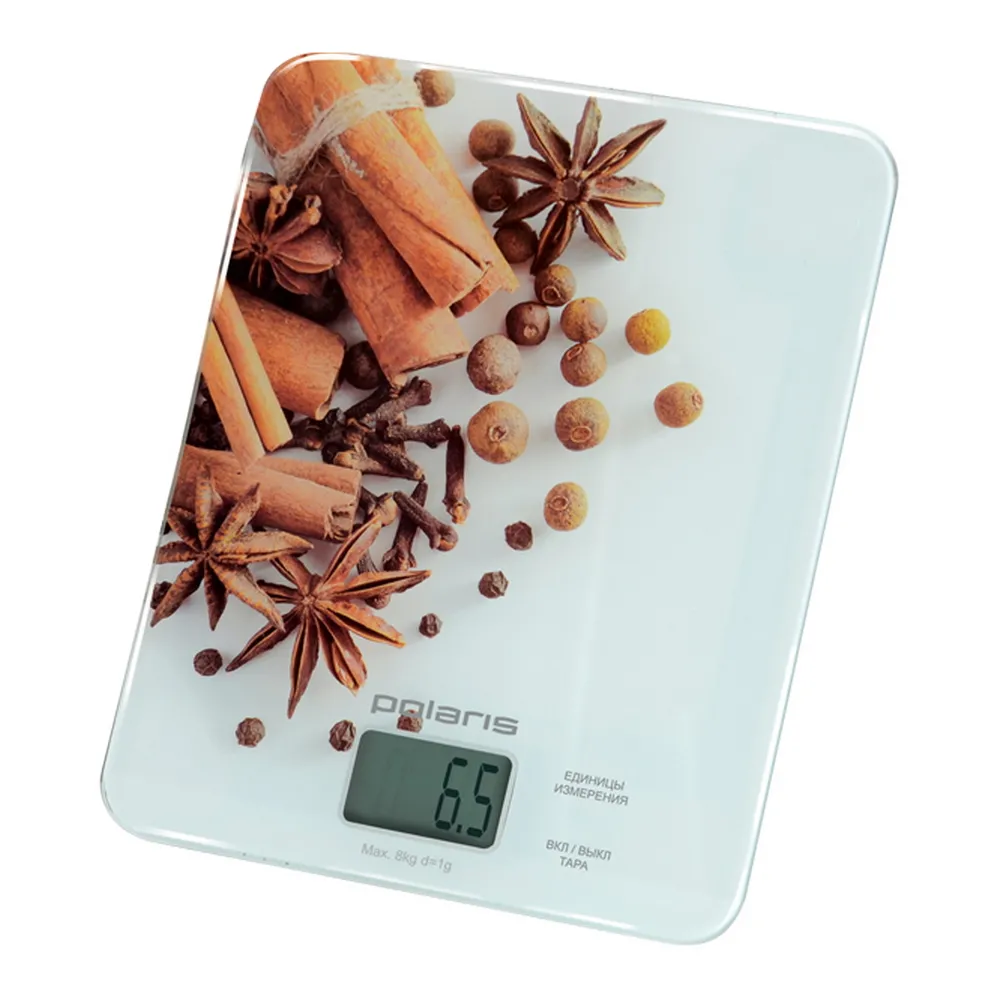 Cântar electronic de bucătărie Polaris PKS0832DG, Multicolor