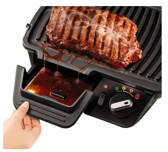 Grătar electric Tefal SuperGrill, 2000W, Argintiu