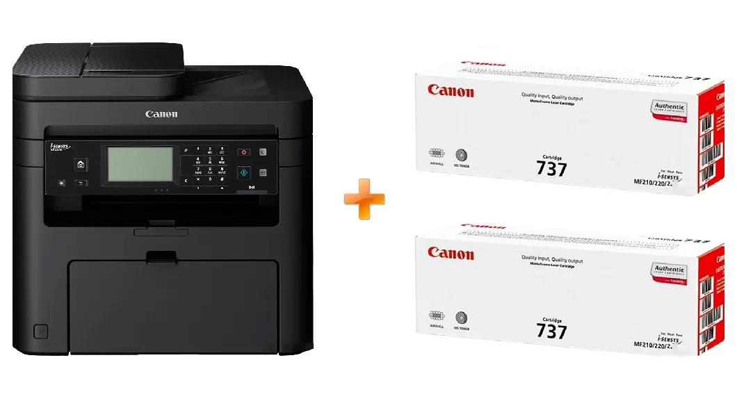 Multifunctional laser Canon i-SENSYS MF237w, Negru
