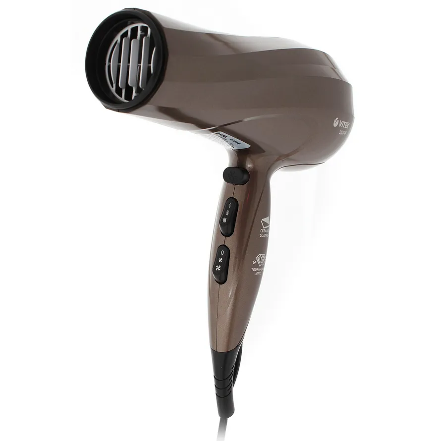 Uscător de păr VITEK VT-2298, 2400 W, Cafeniu