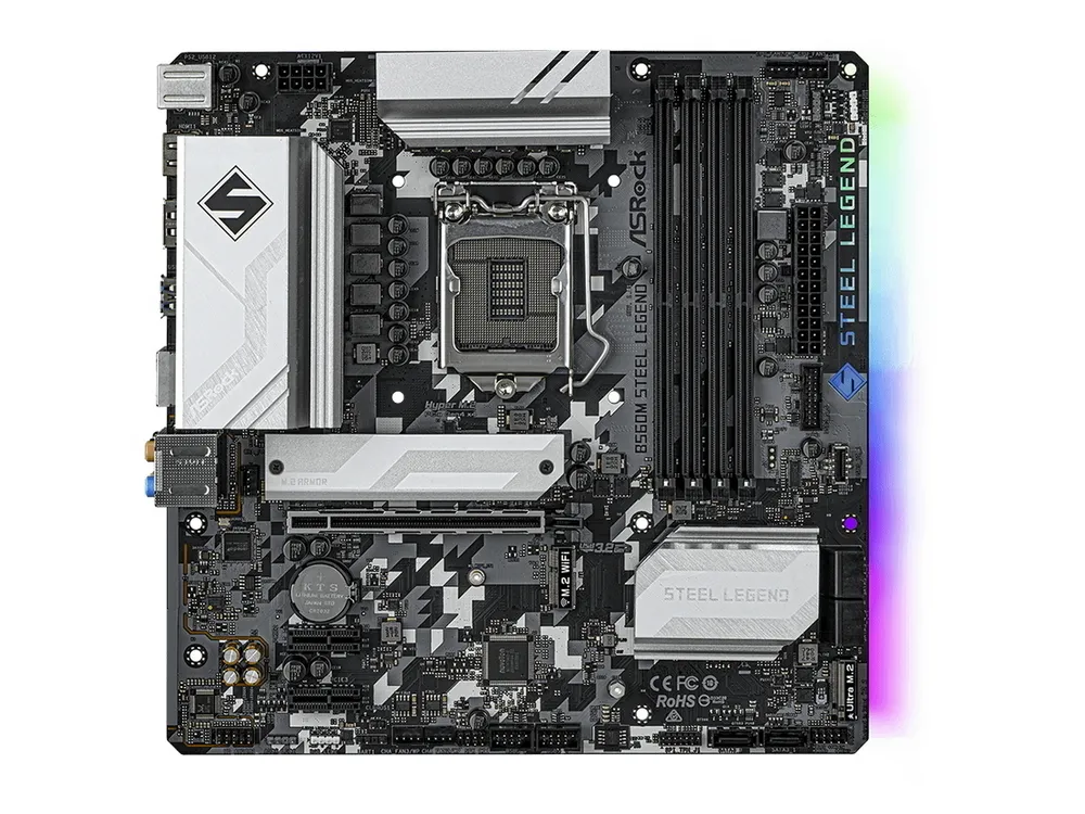 Placă de bază ASRock B560M Steel Legend, LGA1200, Intel B560, Micro-ATX